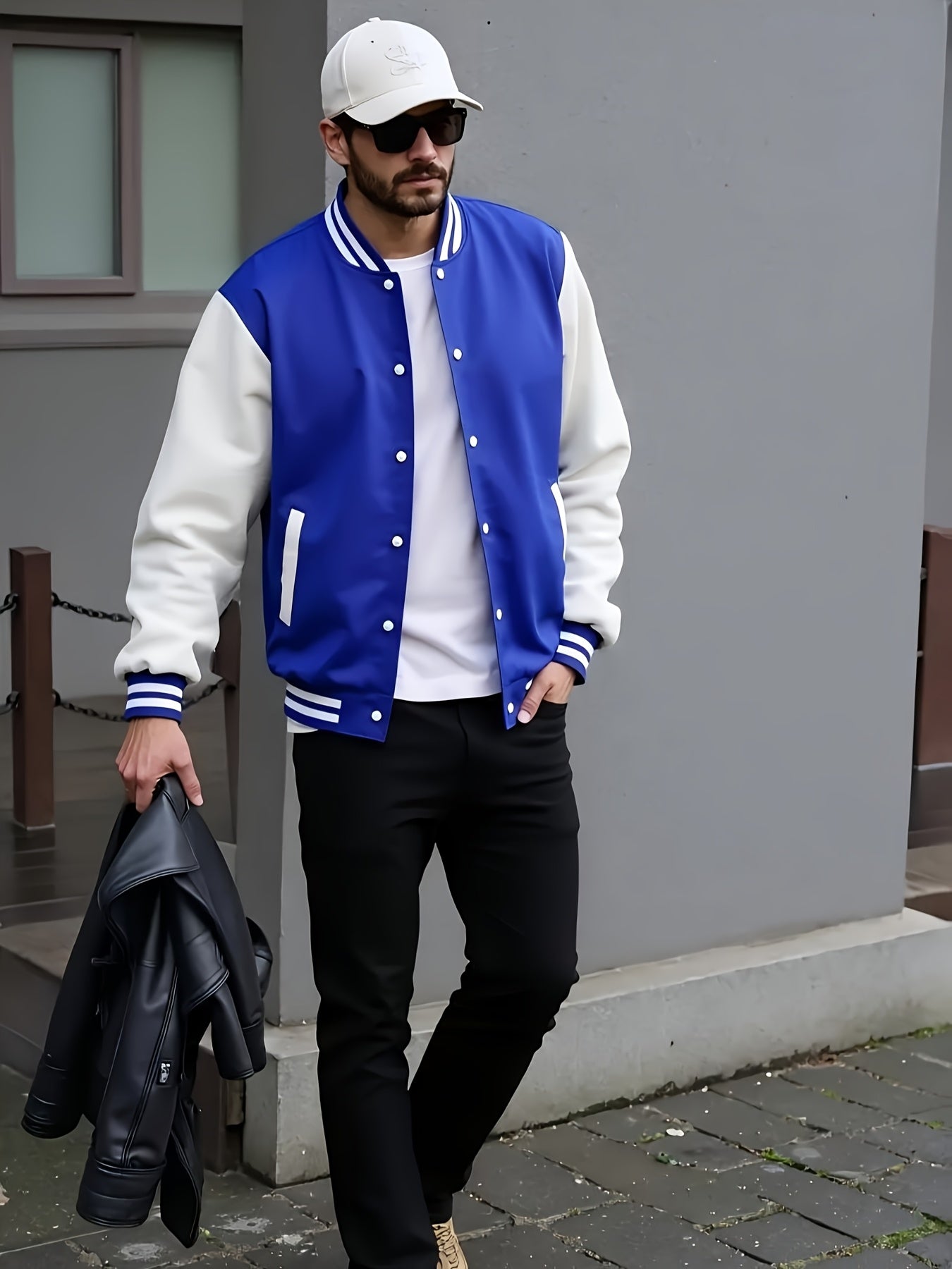 Veste de baseball avec poche du S au 3XL