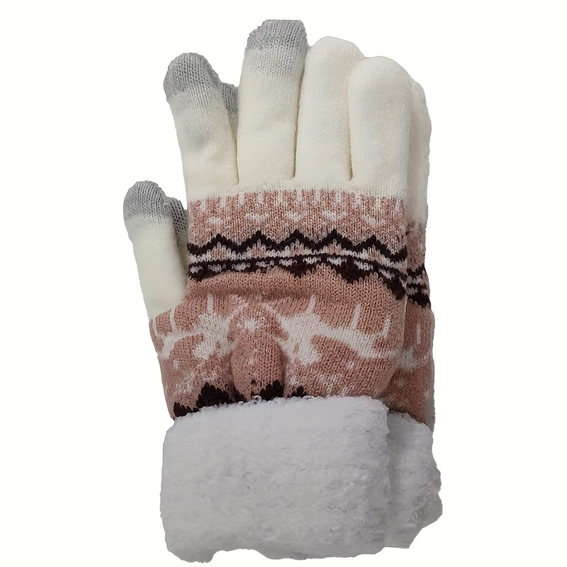 Paires de gants en polyester tricoté MAEJORKEN