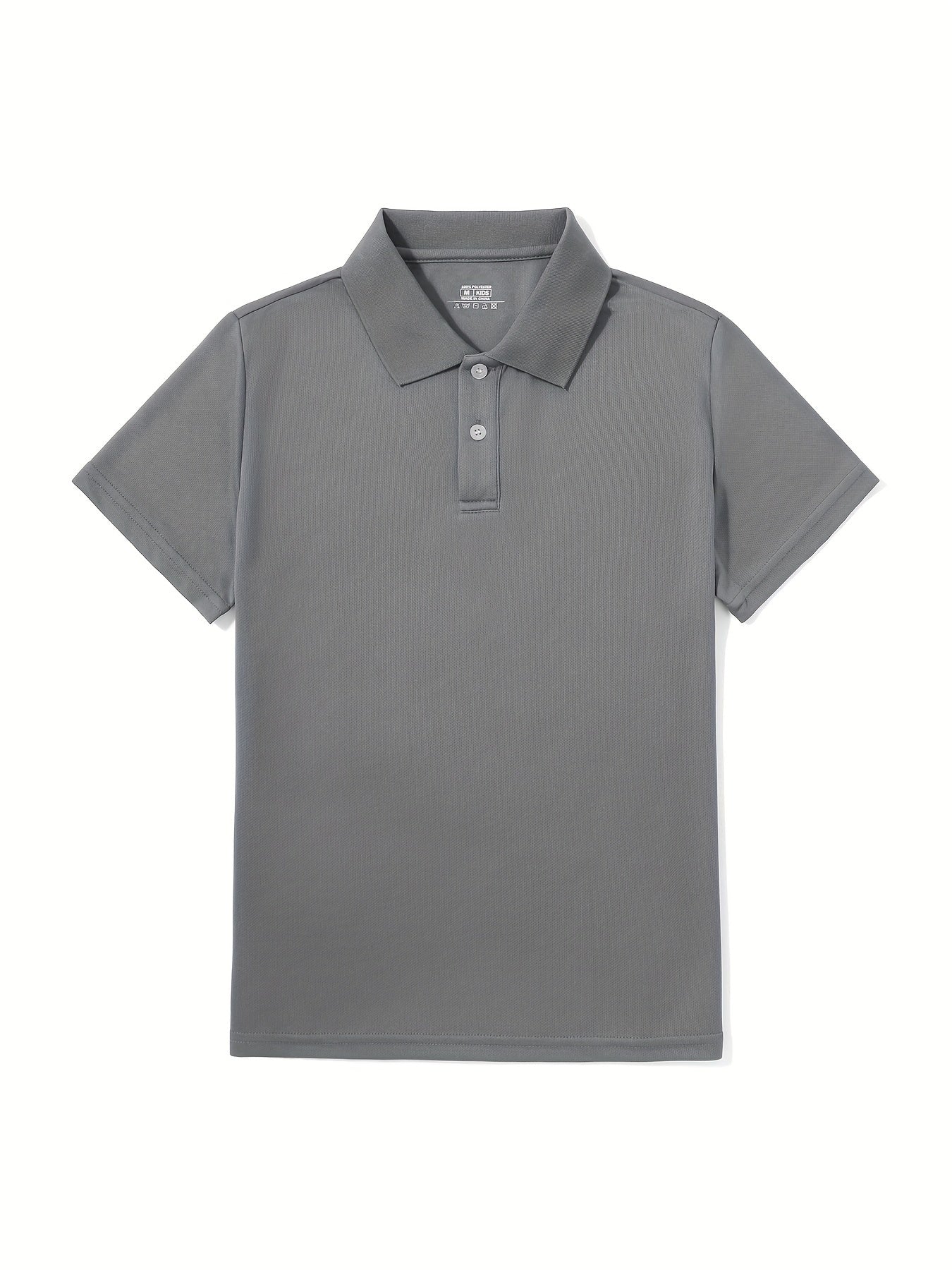 Lot de 4 polos couleur unie à manches courtes garçons du 5 au 13 ans MAEJORKEN