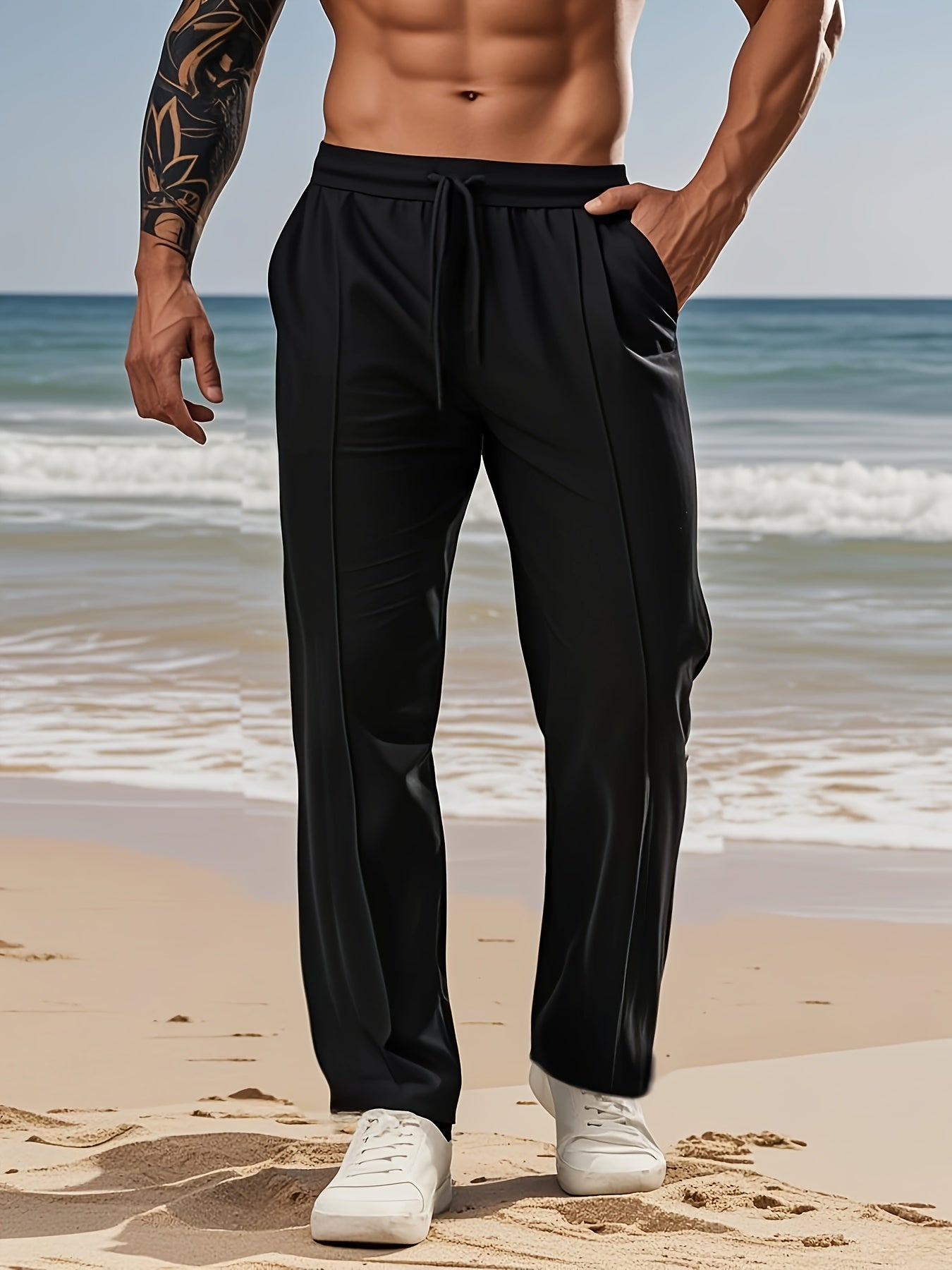Pantalon en lin du S au 2XL MAEJORKEN