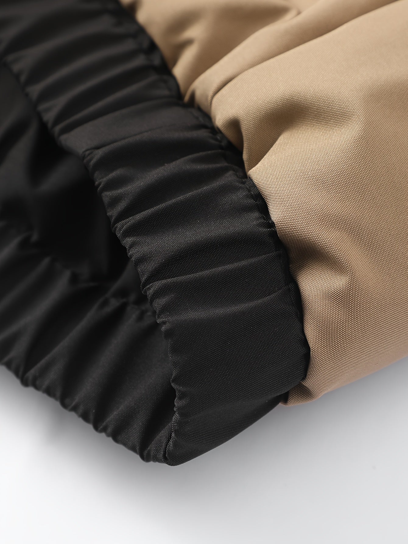 Blouson chaud réversible dotée de fermetures éclair de poignets élastiques et de poches inclinées du S au 3XL MAEJORKEN