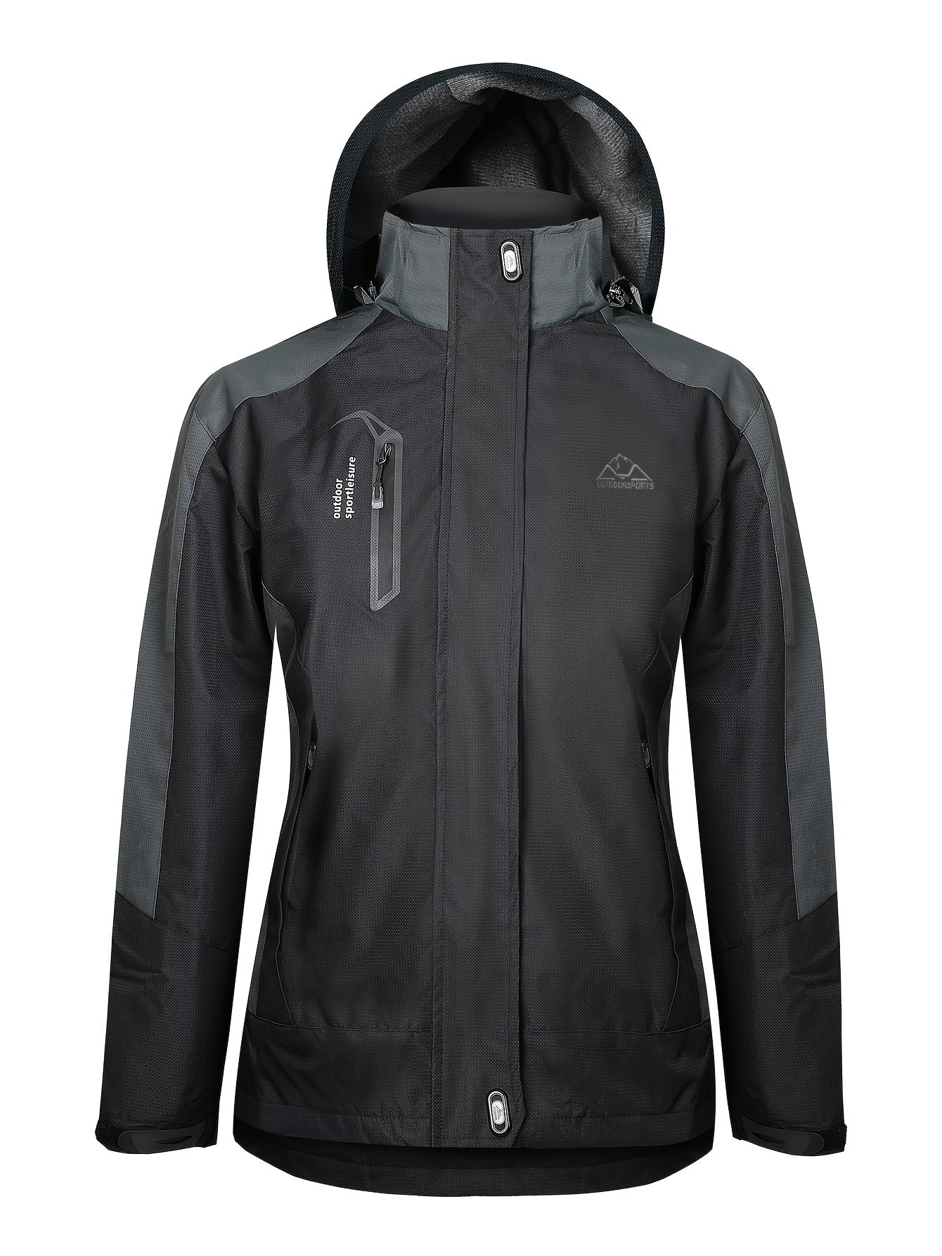 Veste d extérieur coupe-vent avec visière à capuche du S au 2XL MAEJORKEN
