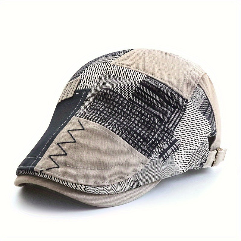 Casquette gavroche patchwork 100 % coton réglable 56-60 cm MAEJORKEN