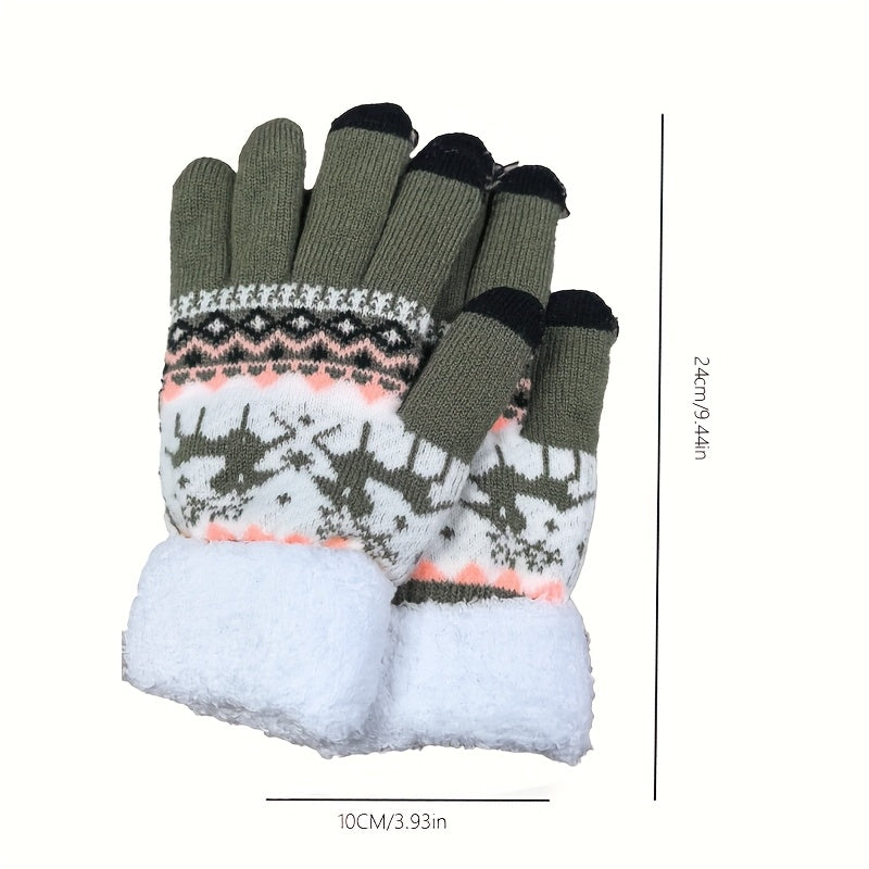 Paires de gants en polyester tricoté MAEJORKEN