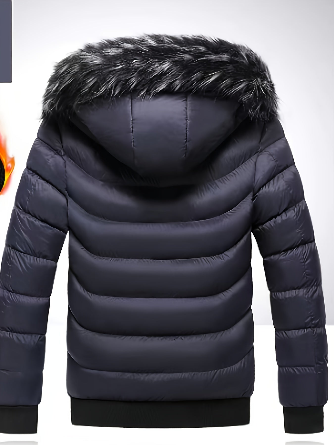 Blouson à capuche grande taille avec doublure du 2XL au 7XL