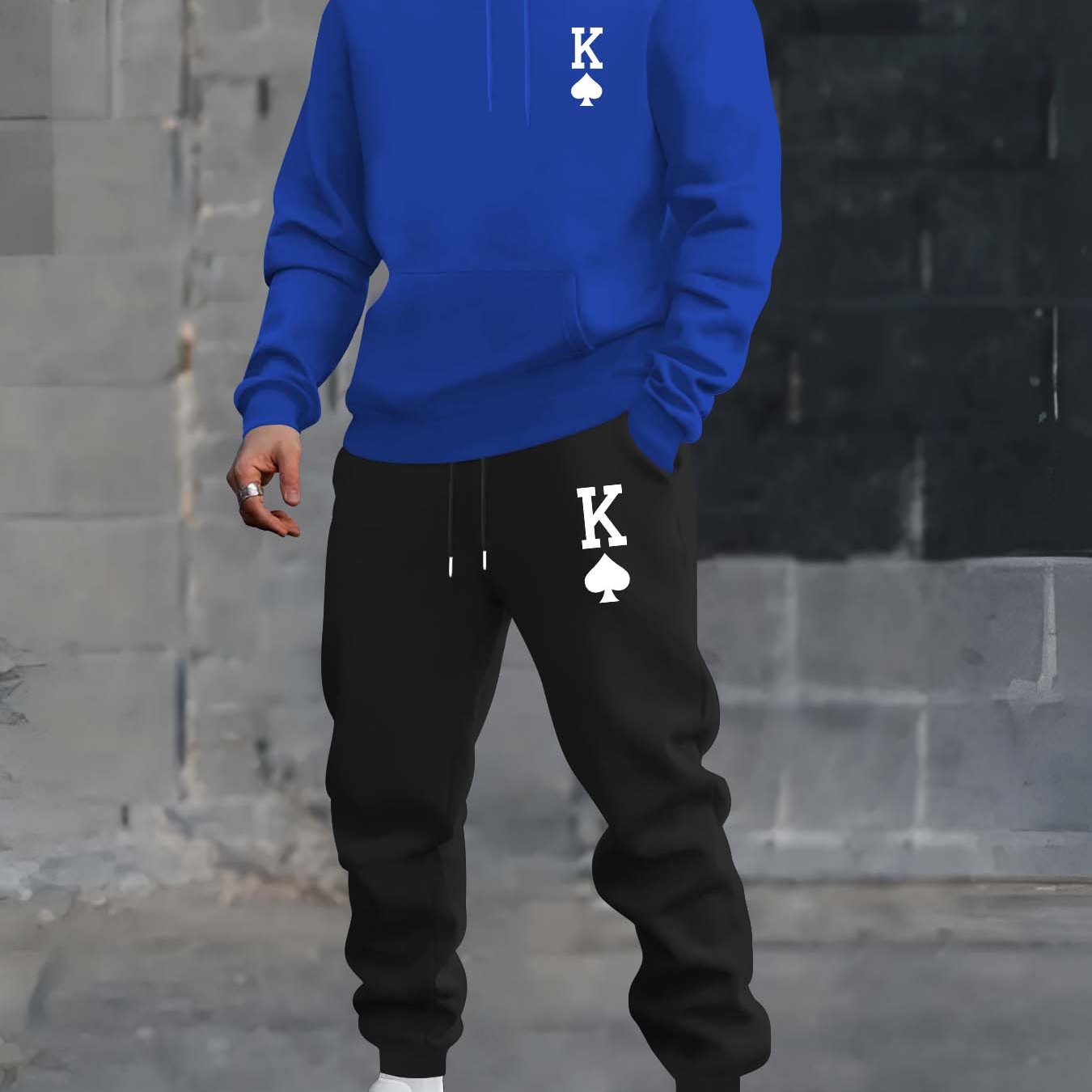 Ensemble sweat à capuche et pantalon de survêtement pour hommes du S au 2XL MAEJORKEN