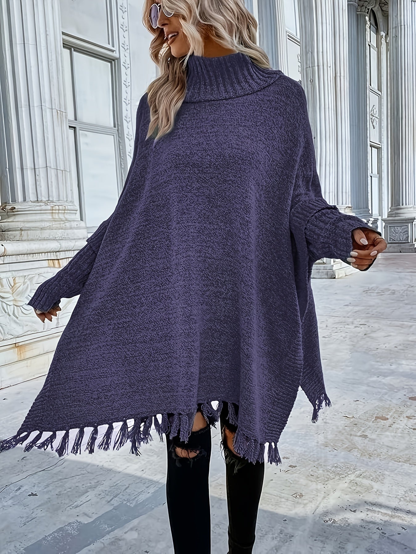 Pull à manche sauve souris grande taille du XL au 5XL MAEJORKEN