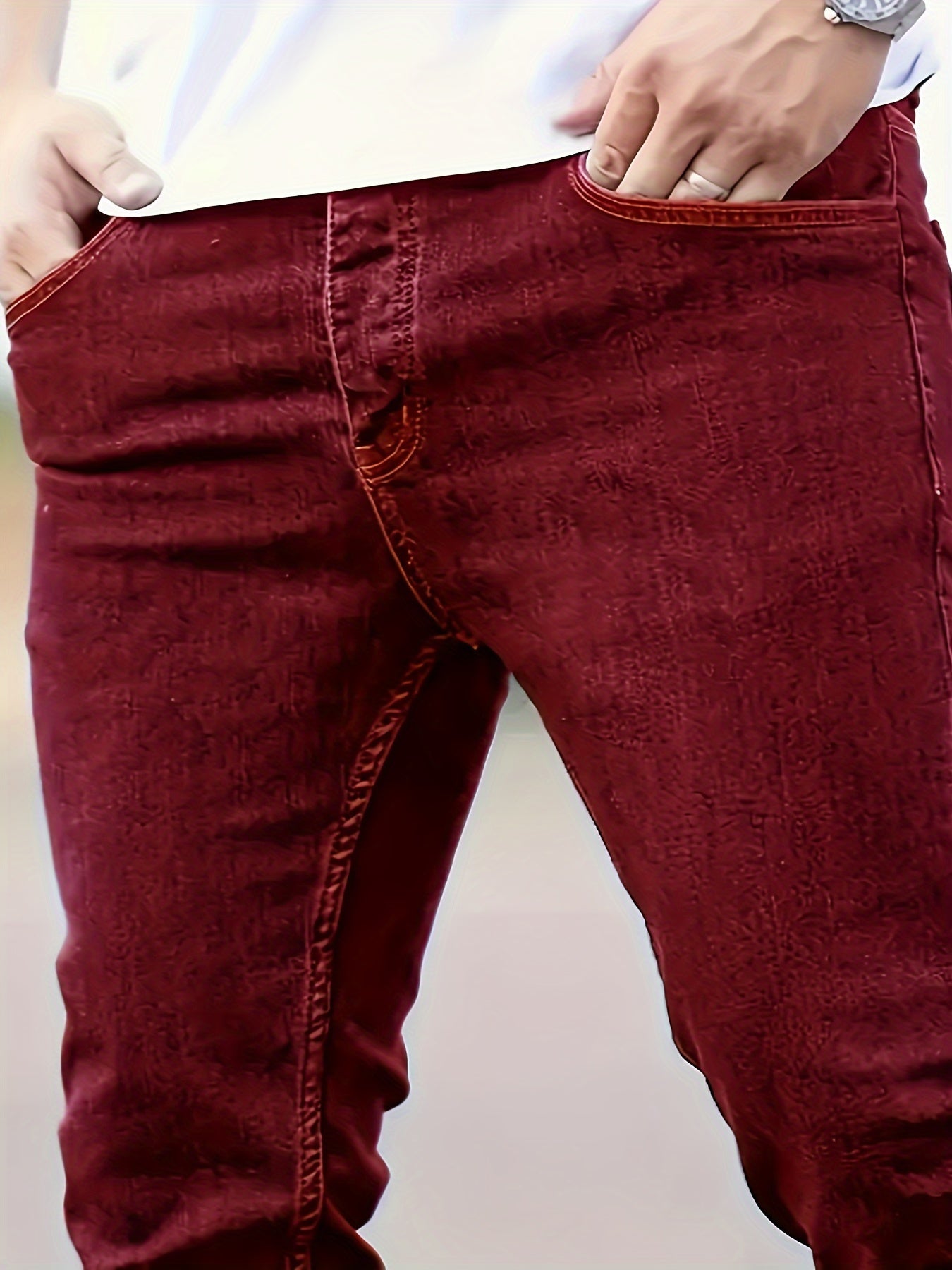 Pantalon décontracté en coton extensible hommes du S au 2XL MAEJORKEN