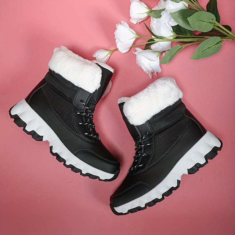 Bottes d hiver pour hommes et femmes avec col en fourrure du 35 au 44,5 MAEJORKEN