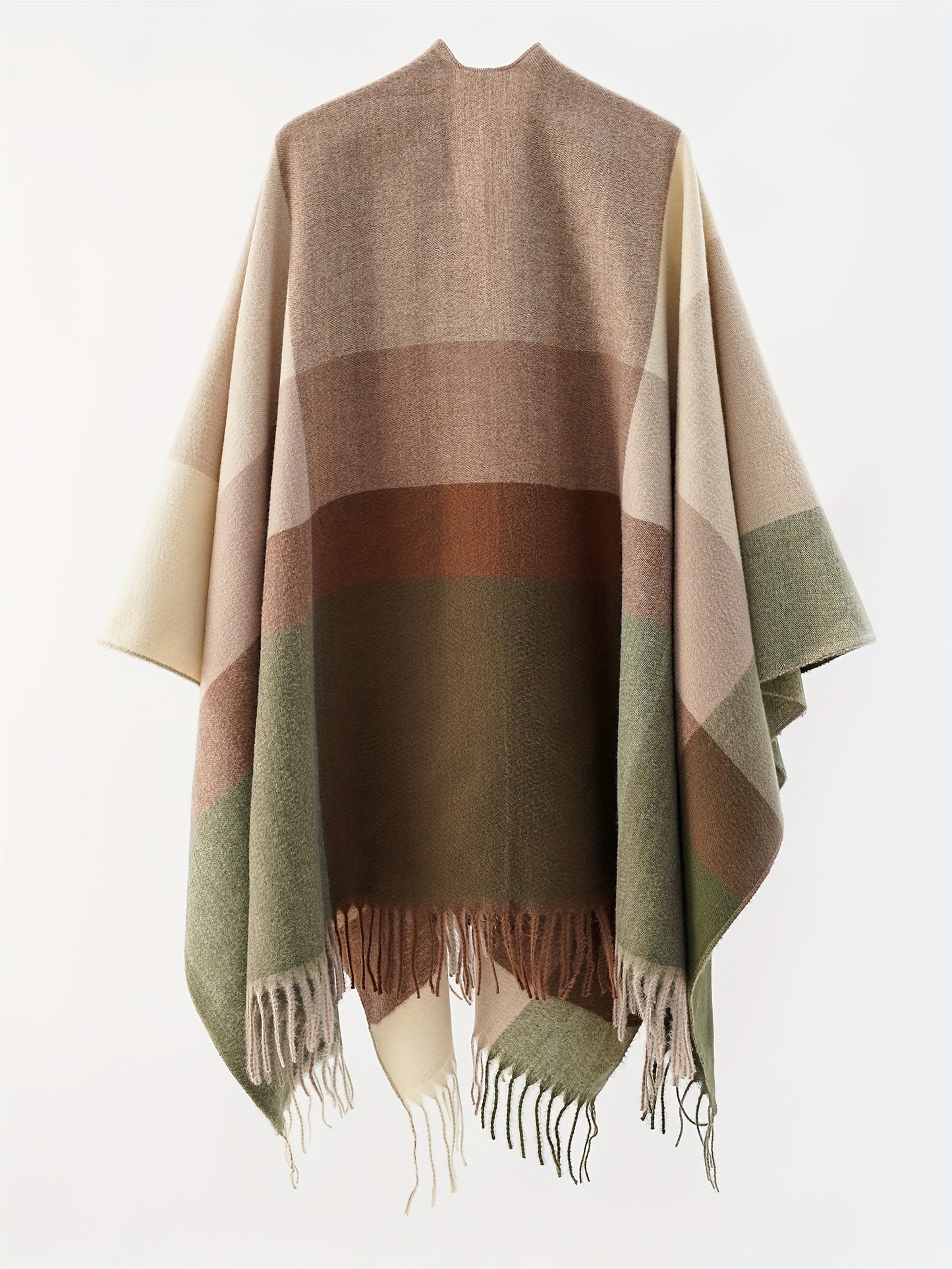 Pull cape châle cardigan ouvert sur le devant taille unique