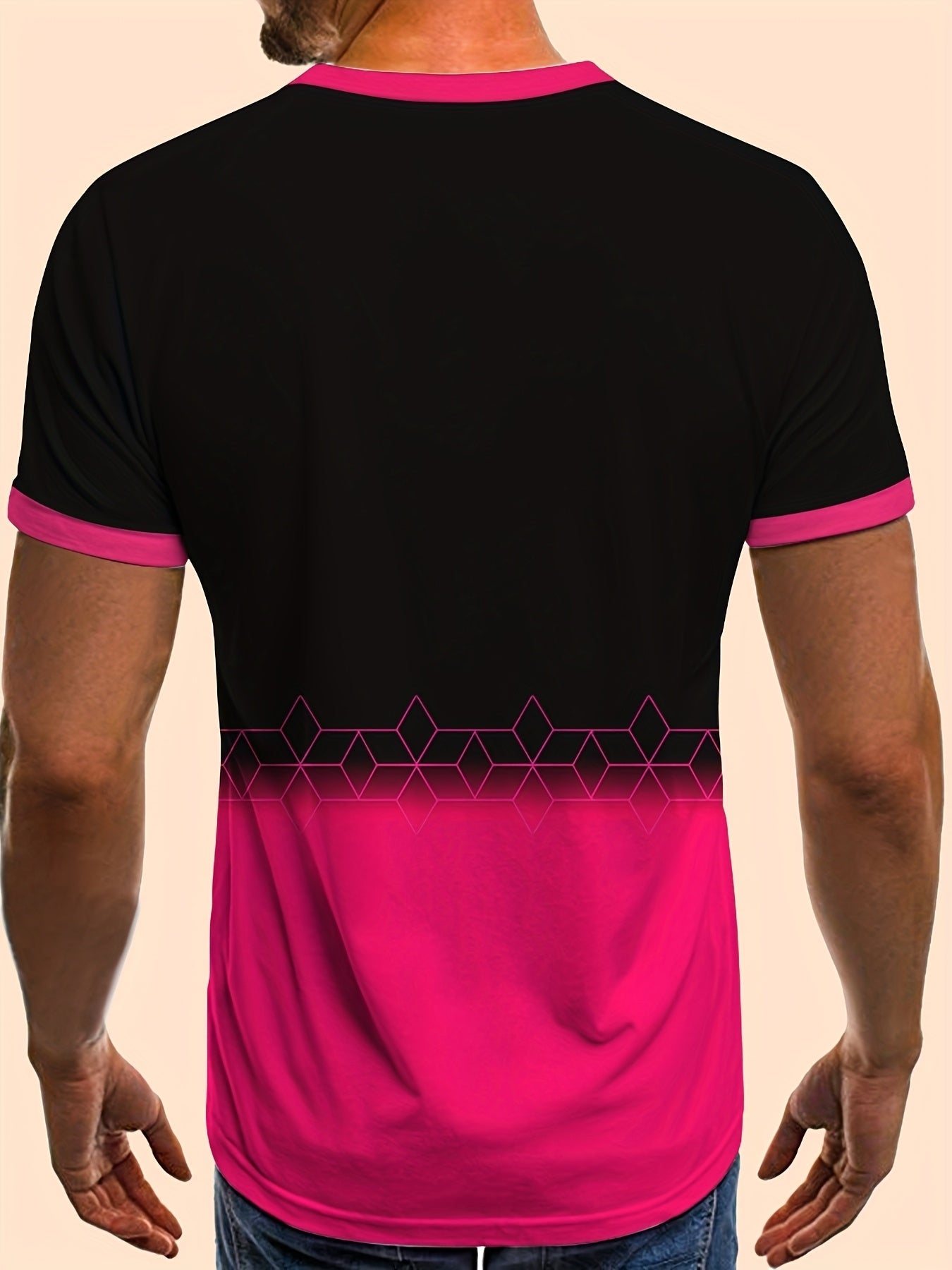 T-shirt de sport décontracté personnalisable imprimé dégradé du XXS au 3XL MAEJORKEN