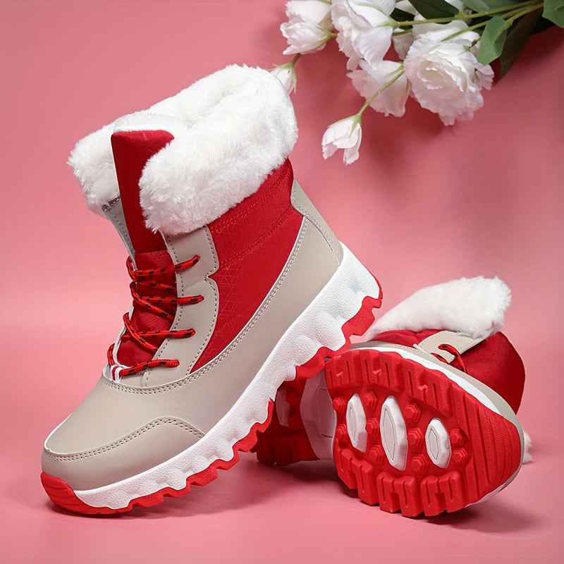Bottes d hiver pour hommes et femmes avec col en fourrure du 35 au 44,5 MAEJORKEN