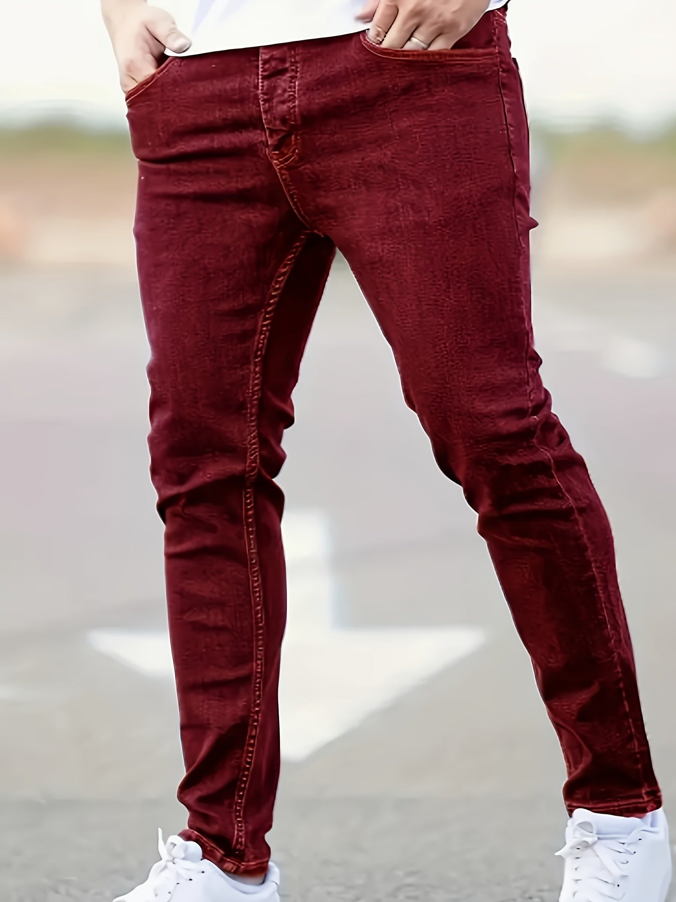 Pantalon décontracté en coton extensible hommes du S au 2XL MAEJORKEN