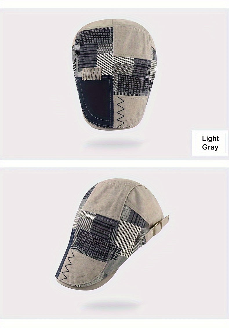 Casquette gavroche patchwork 100 % coton réglable 56-60 cm MAEJORKEN