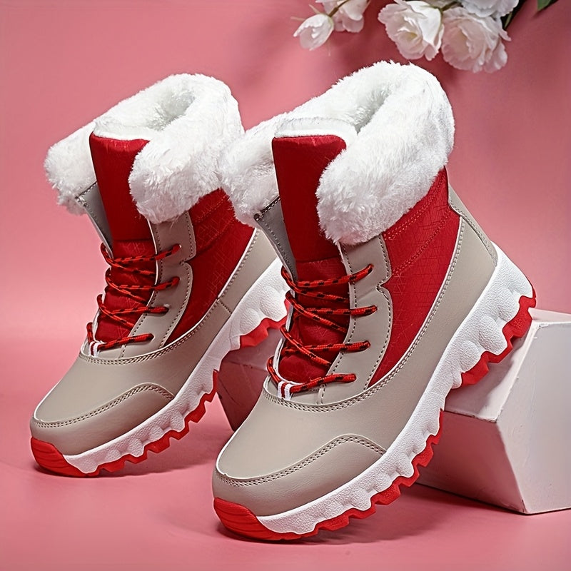 Bottes d hiver pour hommes et femmes avec col en fourrure du 35 au 44,5 MAEJORKEN