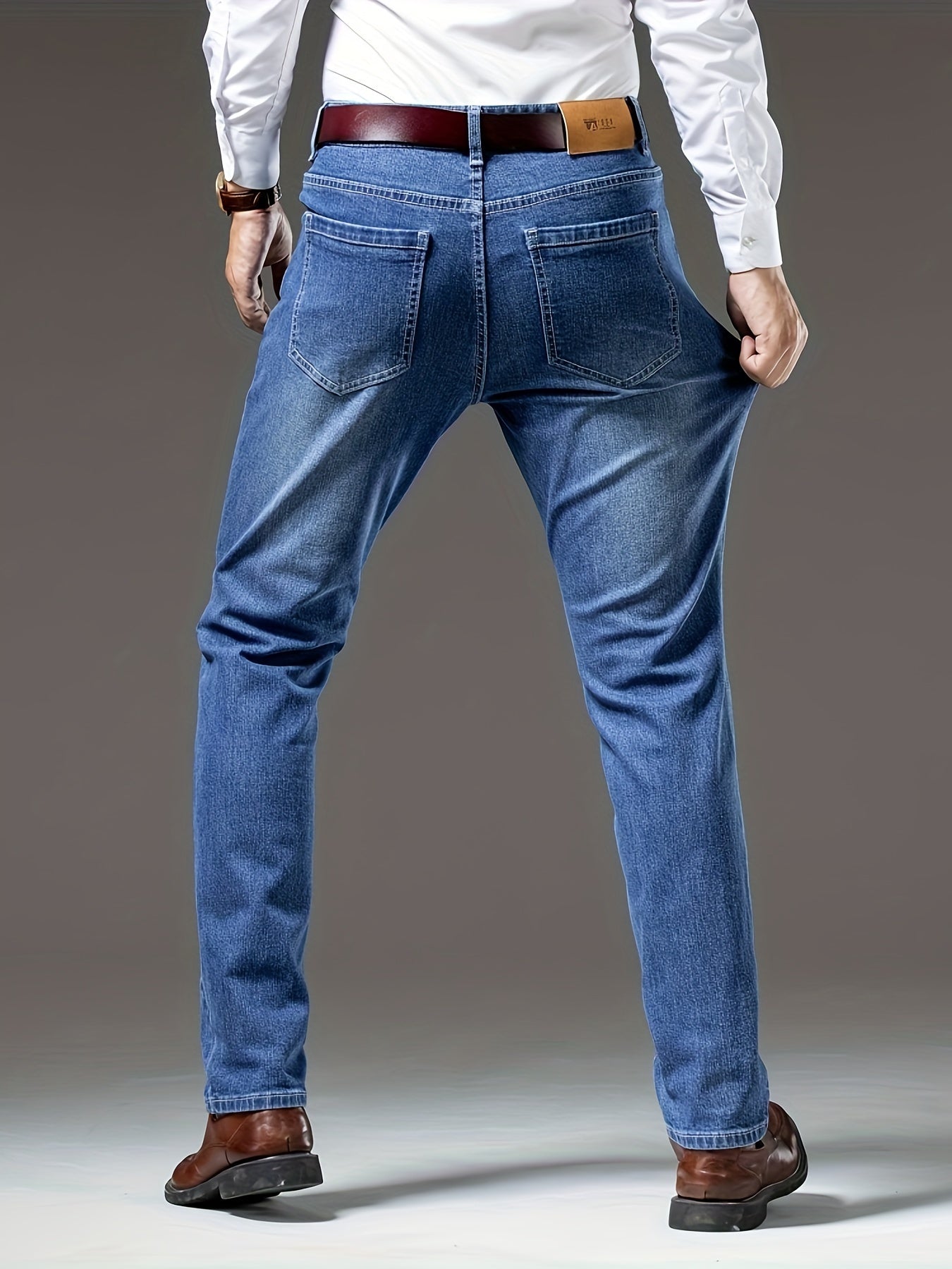 Jeans léger bleu royal du S au 3XL