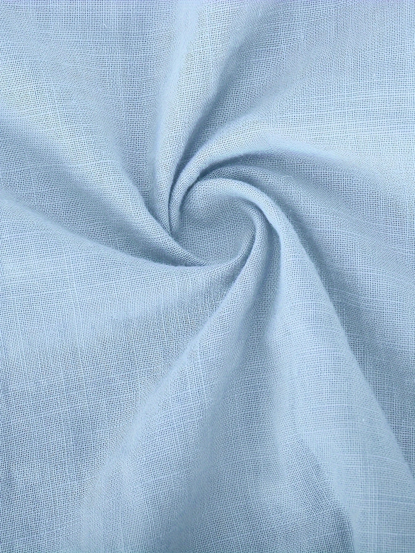 Chemise élégante en mélange de coton assorti de couleur du S au 3XL