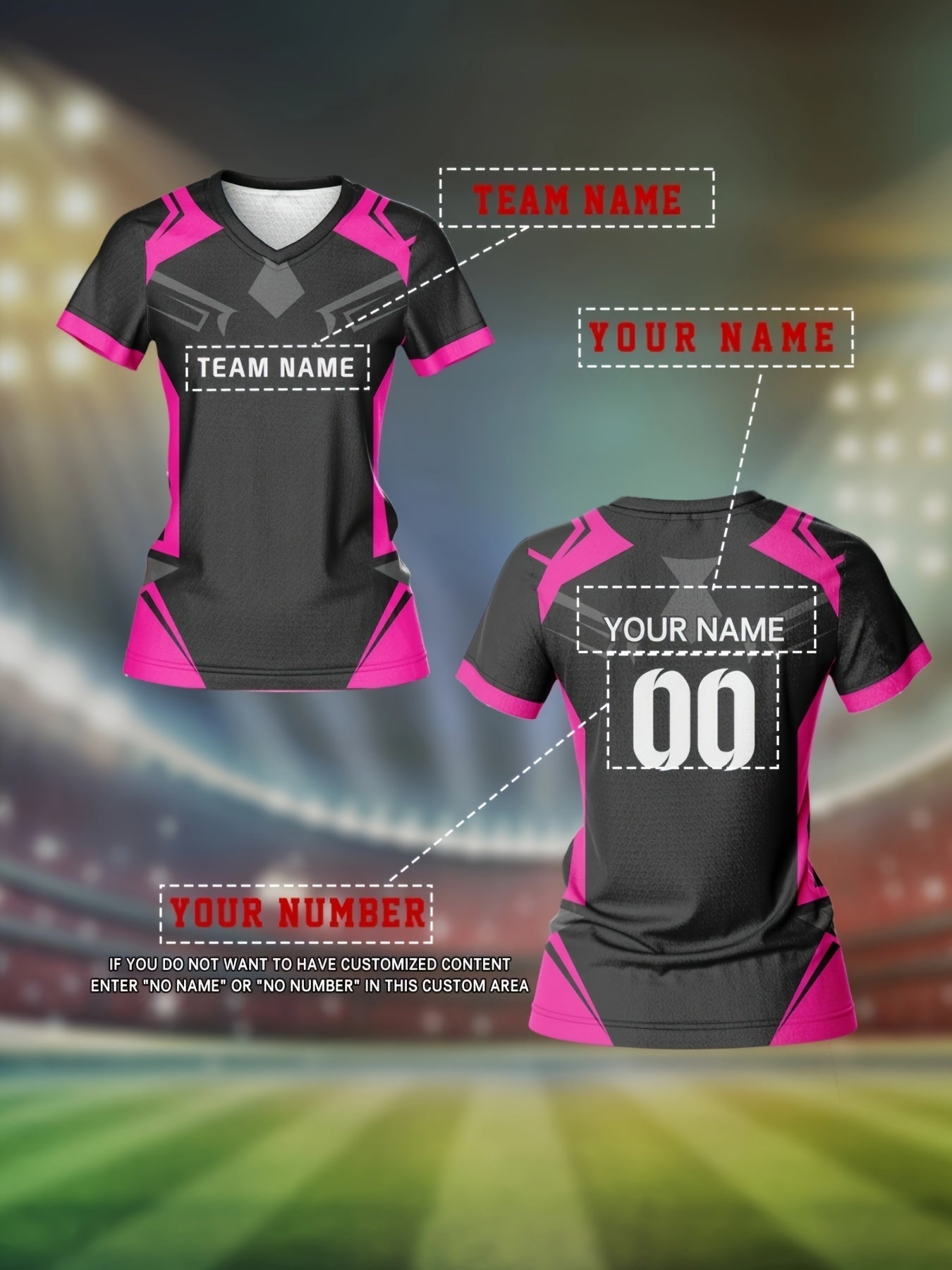 T-shirt col en V personnalisable femmes du XXS au 2XL MAEJORKEN