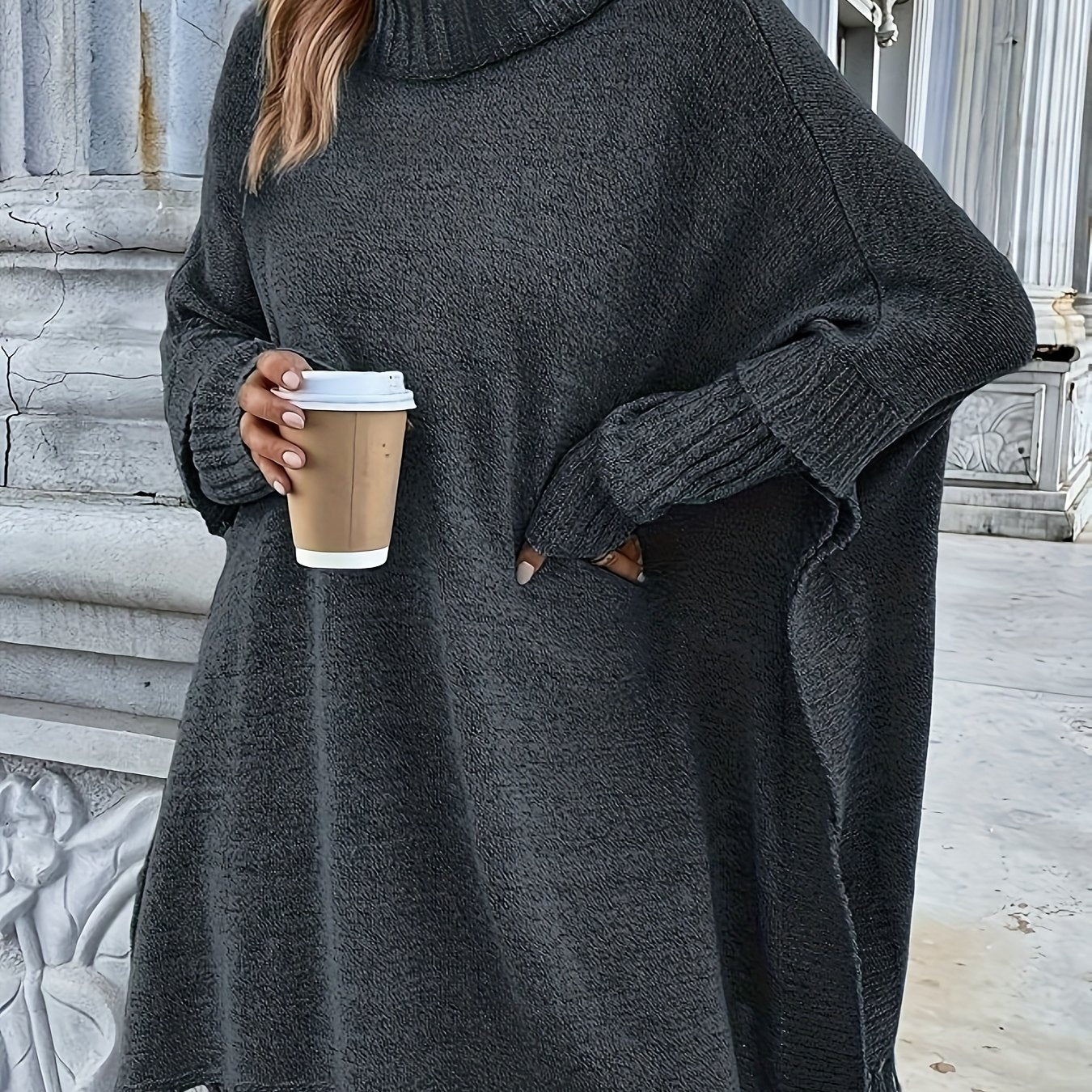 Pull à manche sauve souris grande taille du XL au 5XL MAEJORKEN