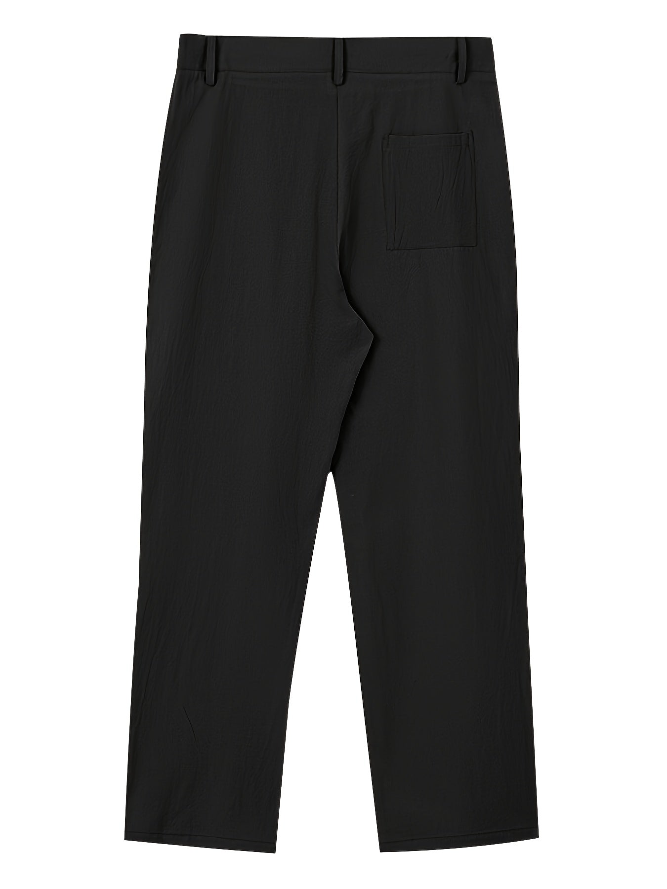 Men's Linen Suit Pants - Heavy-Duty Non-Stretch All-Season Business & Formal Wear, Light Business Casual Dress Trousers with White Piping (Matching Jacket Required), Versatile for Weddings & Office - Ideal Gift MAEJORKEN