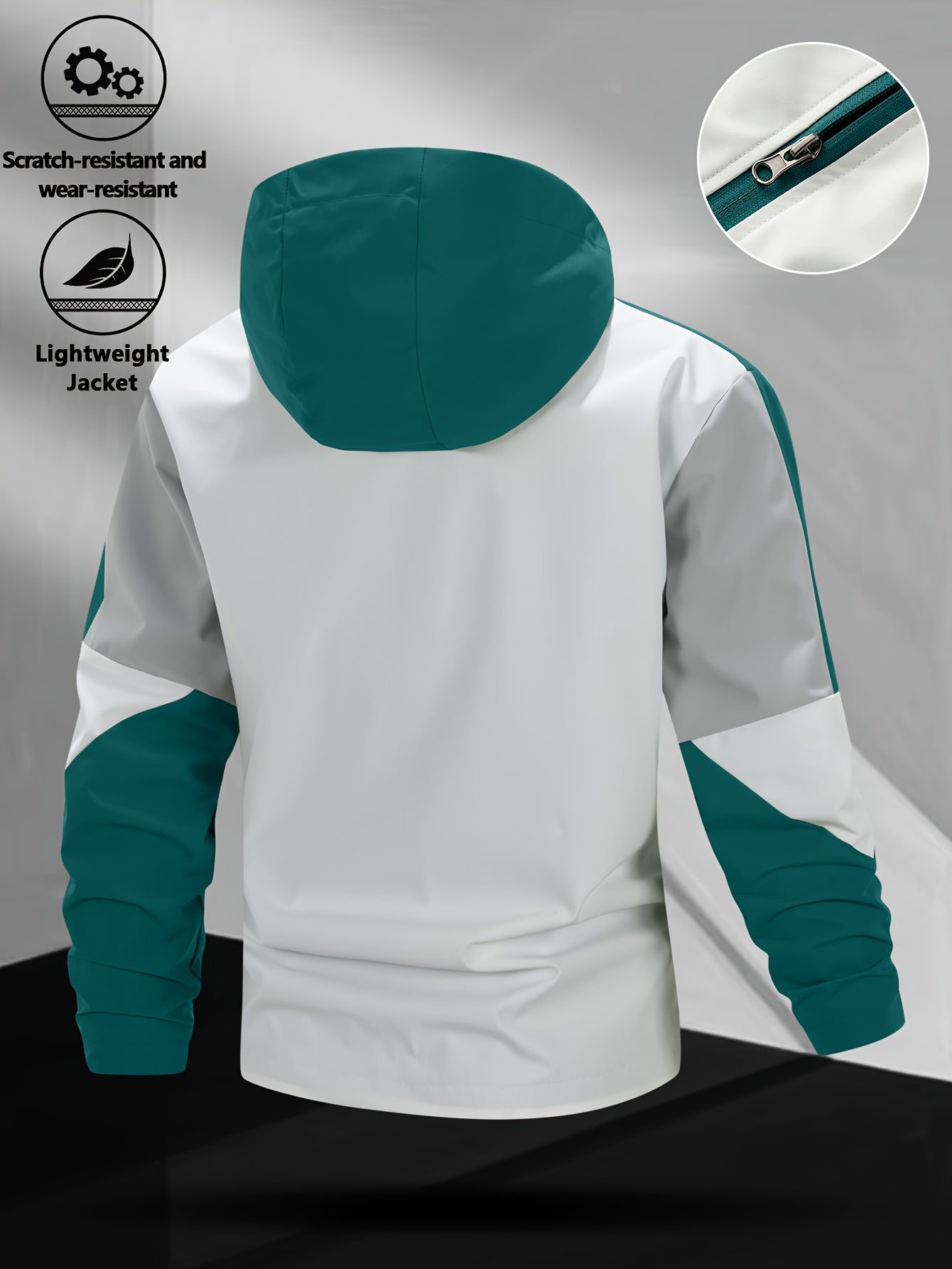 Veste coupe vent avec fermeture à glissière du XS au 2XL MAEJORKEN