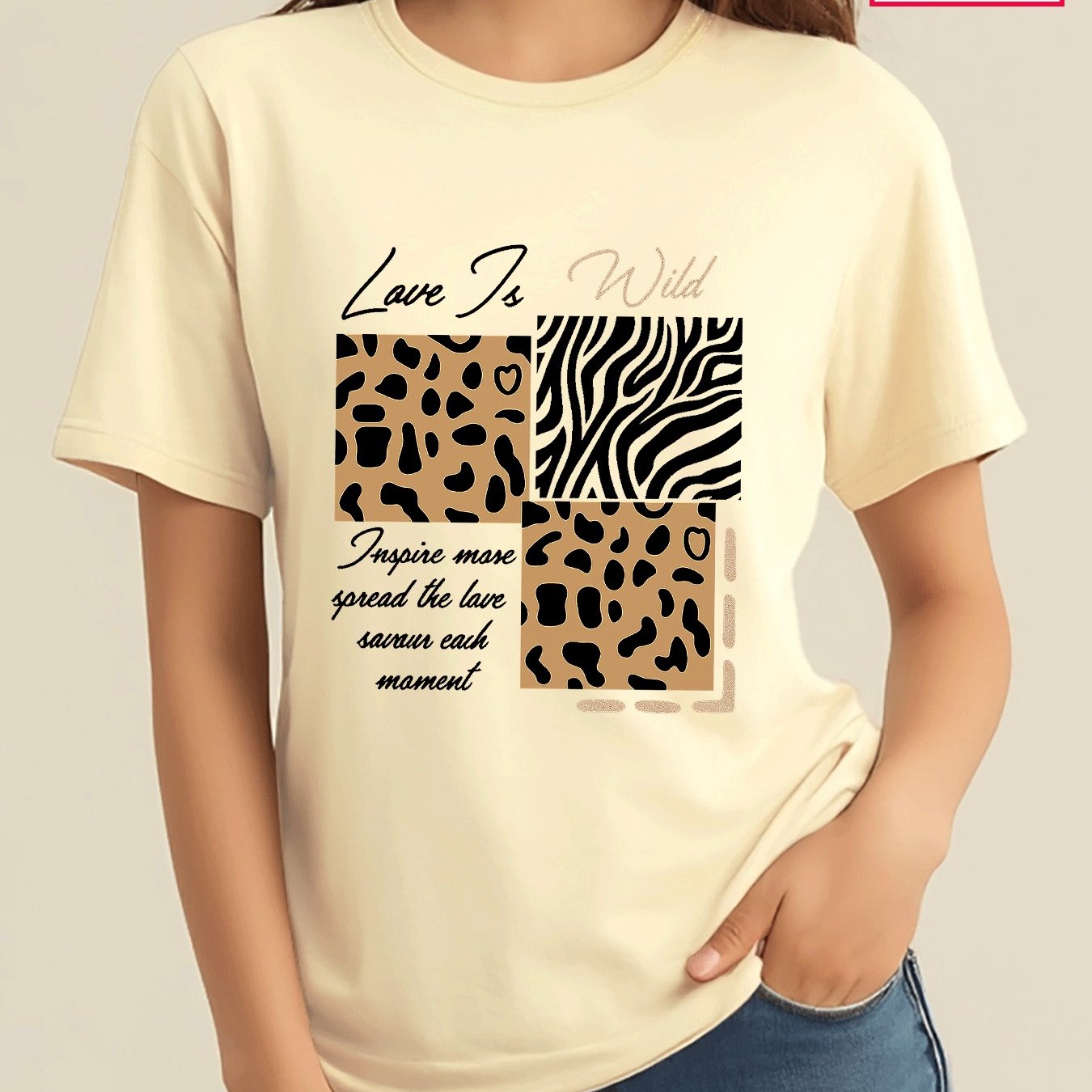 T-shirt en coton pour filles imprimé du 3 au 14 ans