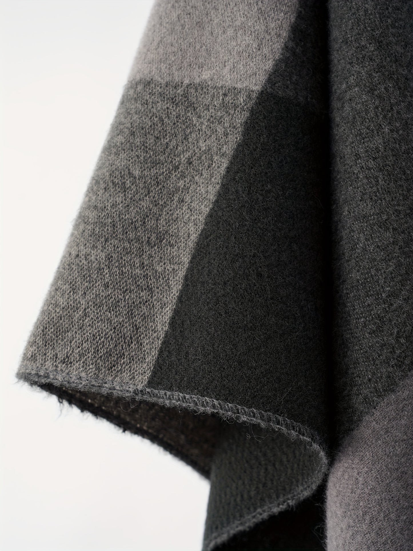 Pull cape châle cardigan ouvert sur le devant taille unique