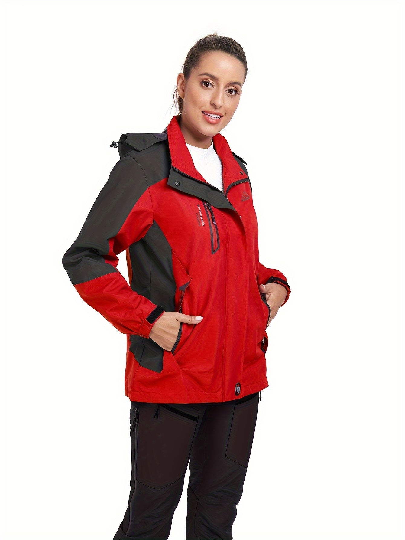 Veste d extérieur coupe-vent avec visière à capuche du S au 2XL MAEJORKEN