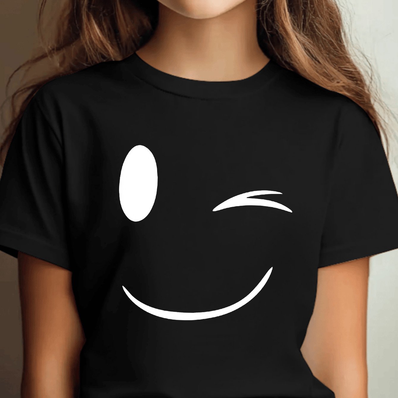 T-shirt à manches courtes décontracté en coton pour filles du 5 au 14 ans MAEJORKEN