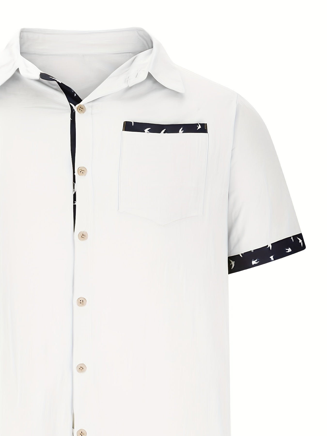 Chemise élégante en mélange de coton assorti de couleur du S au 3XL