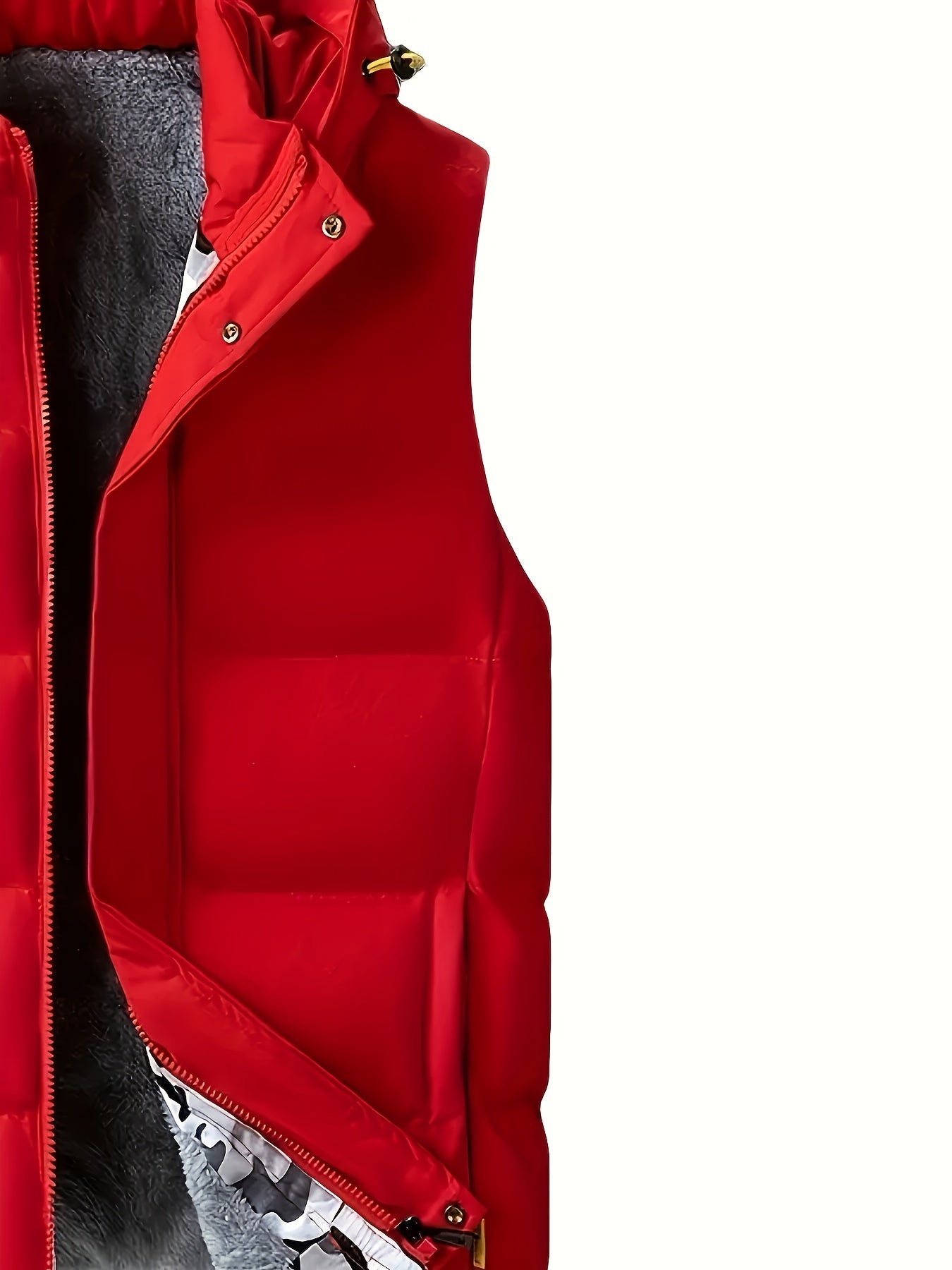Gilet sans manches à capuche doublé polaire du S au 3XL MAEJORKEN