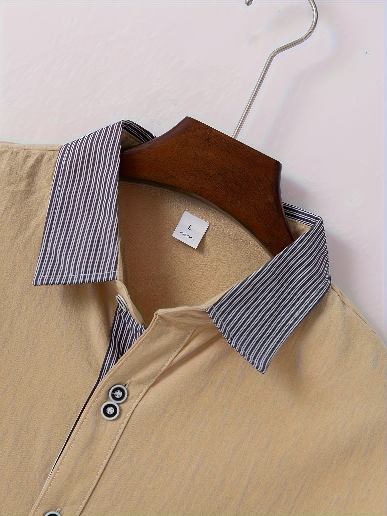 Chemise à manches longues 100 % coton du S au 3XL MAEJORKEN