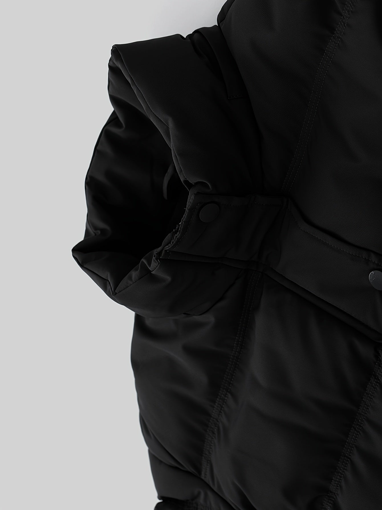 Manteau d hiver épais à capuche détachable en fausse fourrure femmes grande taille du XL au 5XL MAEJORKEN