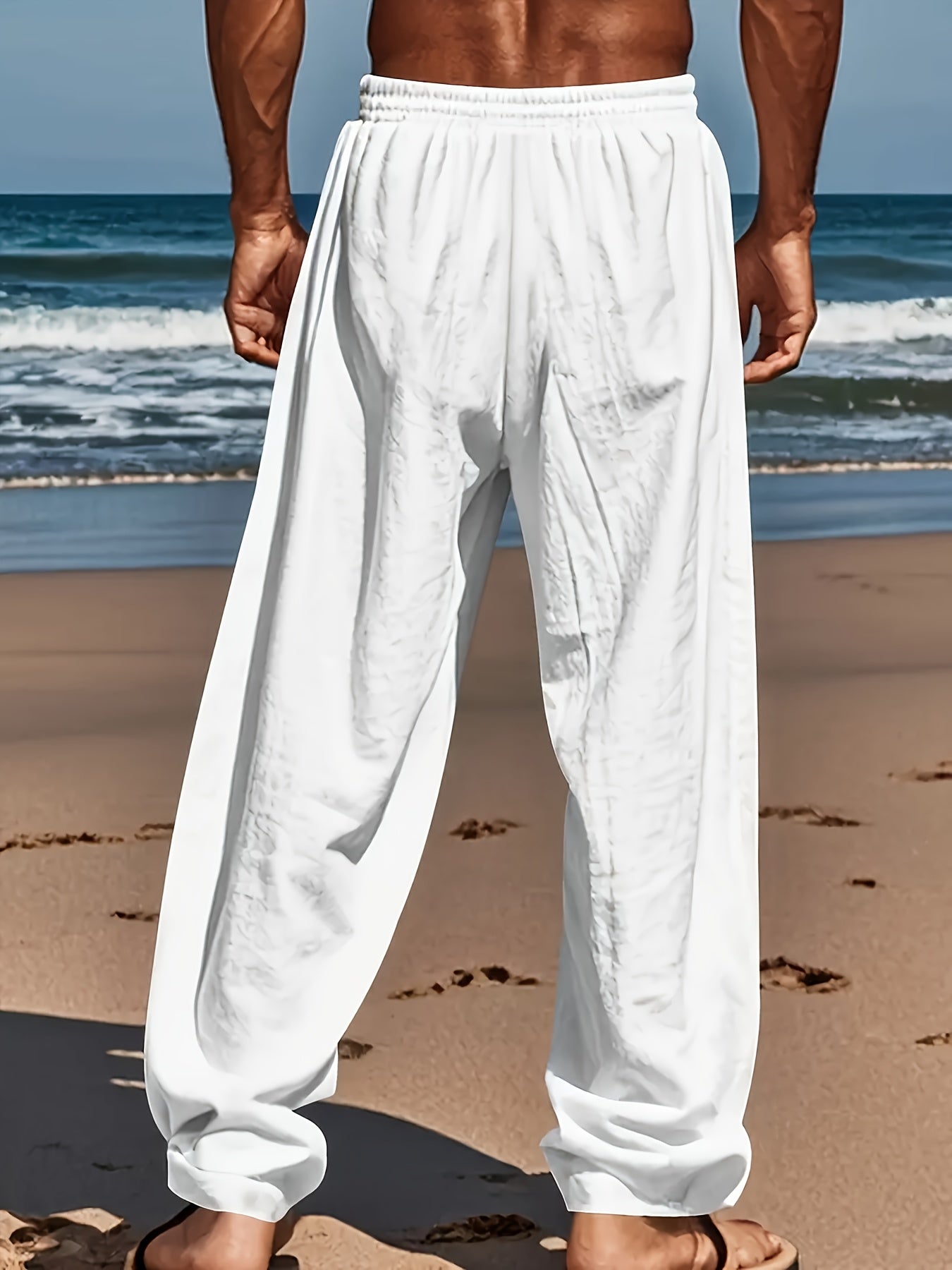 Pantalon en lin décontracté du S au 3XL MAEJORKEN