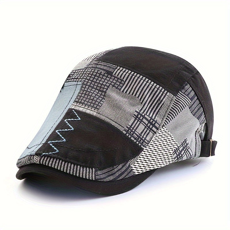 Casquette gavroche patchwork 100 % coton réglable 56-60 cm MAEJORKEN