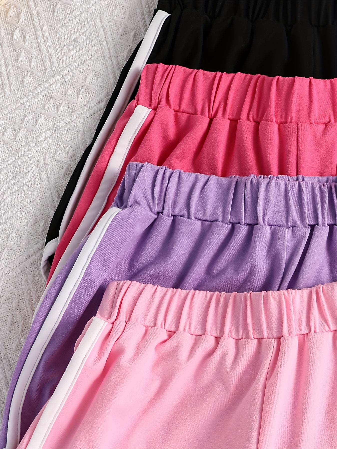Lot de 4 shorts pour filles de 8 à 12 ans