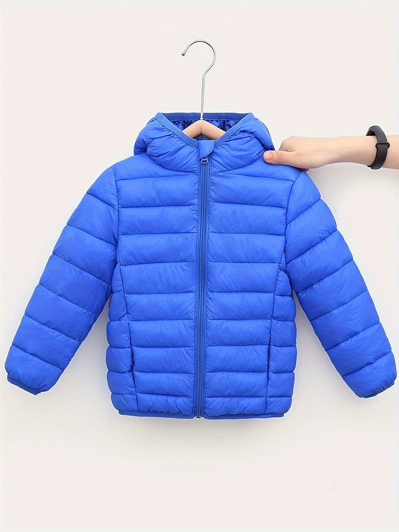 Blouson de couleur unie rembourré pour bébé garçons et filles du 1 ans au 12 ans MAEJORKEN