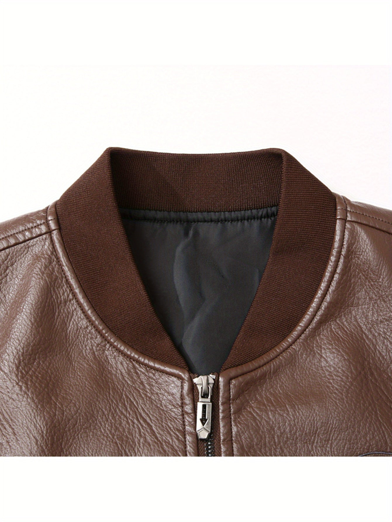 Blouson de moto à fermeture éclair avec poches zippée du 1XL au 7XL