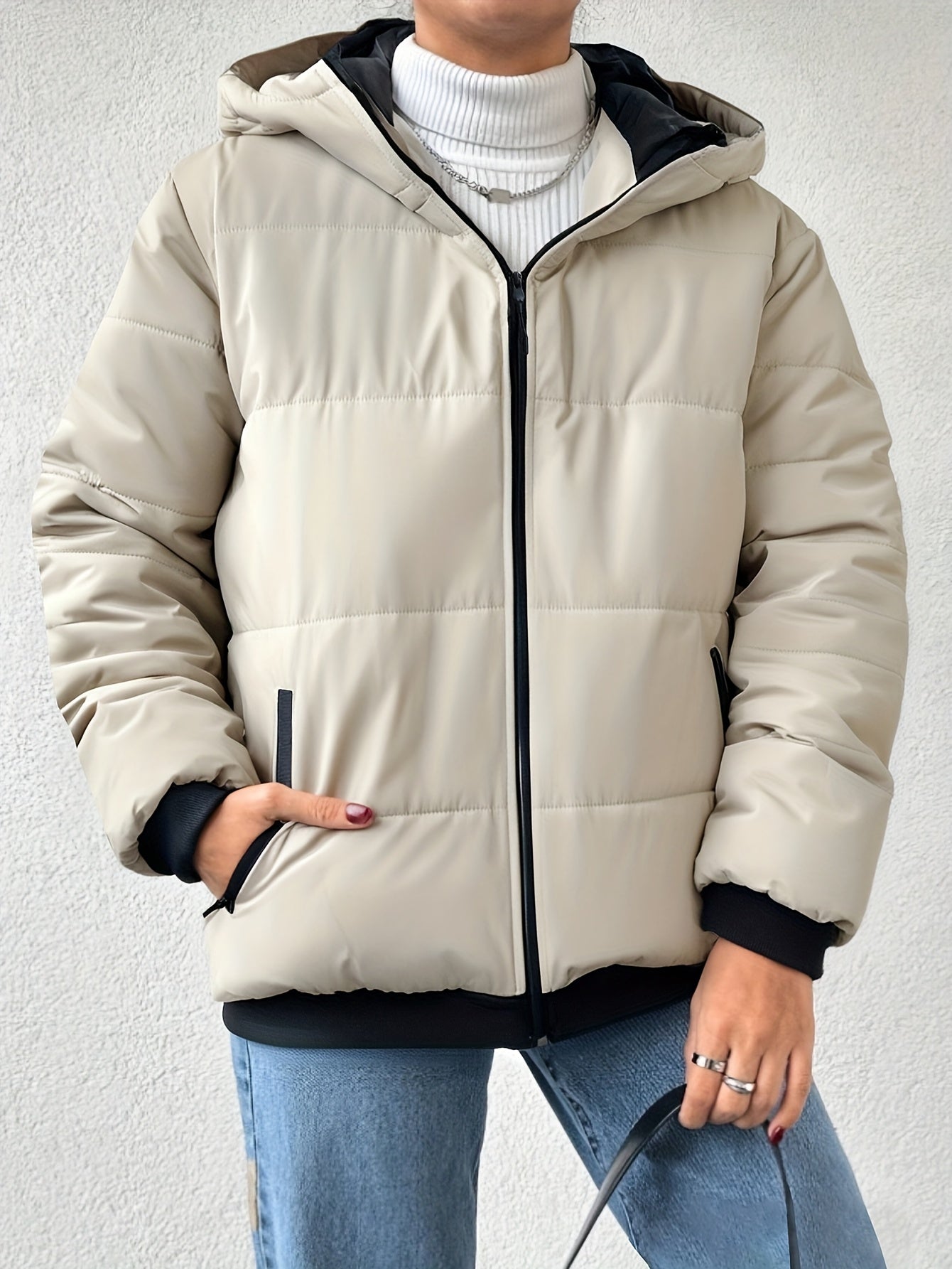 Doudoune mi-longue avec capuche du S au 2XL