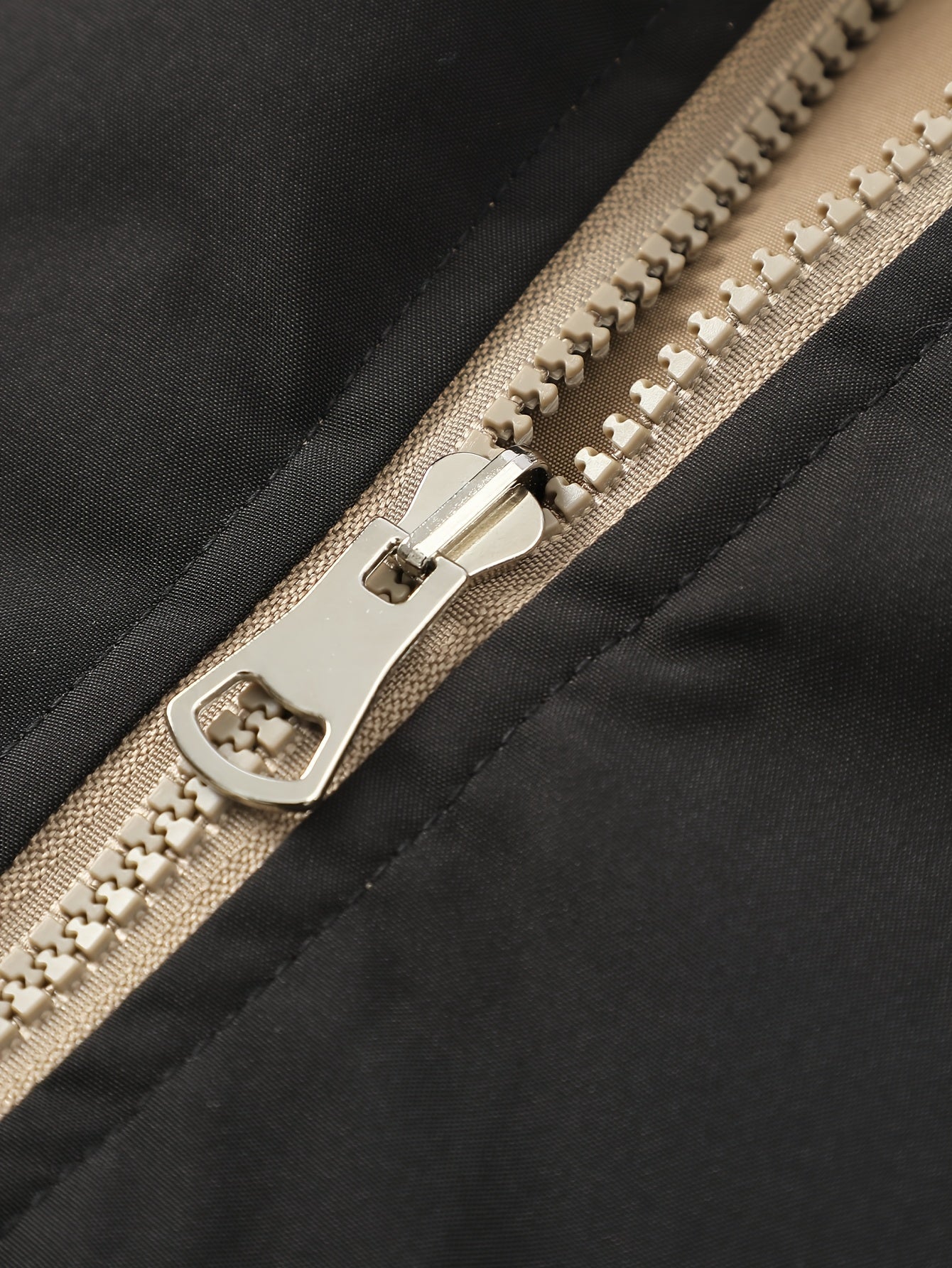 Blouson chaud réversible dotée de fermetures éclair de poignets élastiques et de poches inclinées du S au 3XL MAEJORKEN