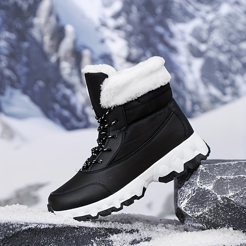 Bottes d hiver pour hommes et femmes avec col en fourrure du 35 au 44,5 MAEJORKEN