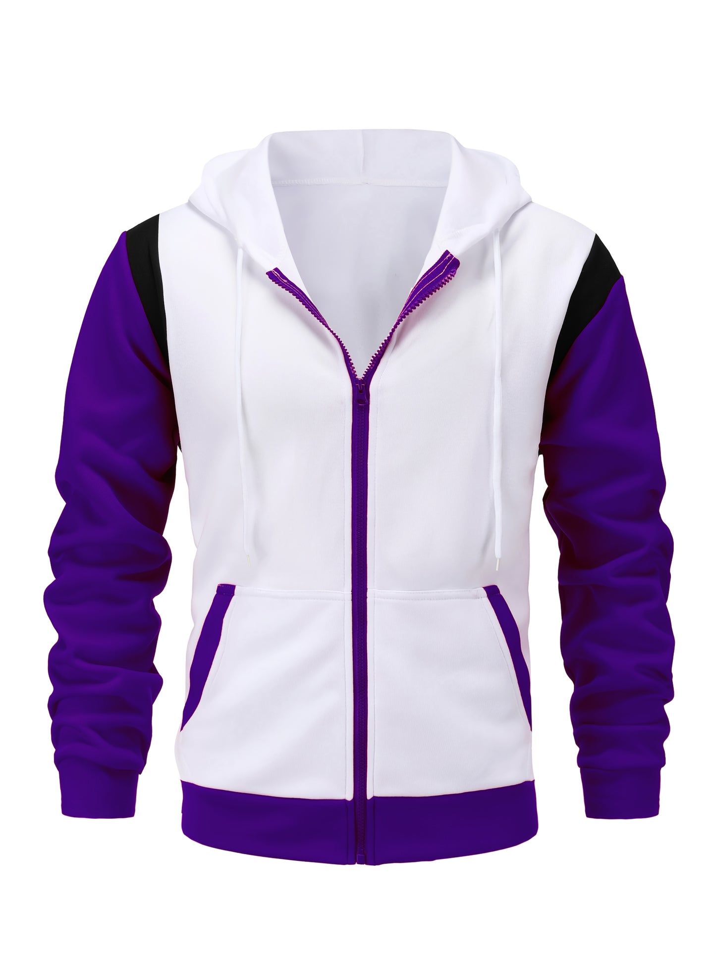 Veste zippé à capuche poche kangourou du S au 2XL