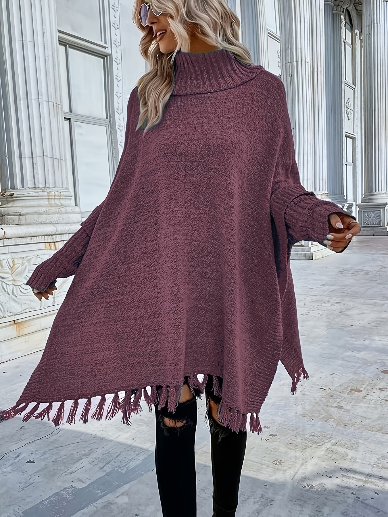 Pull à manche sauve souris grande taille du XL au 5XL MAEJORKEN