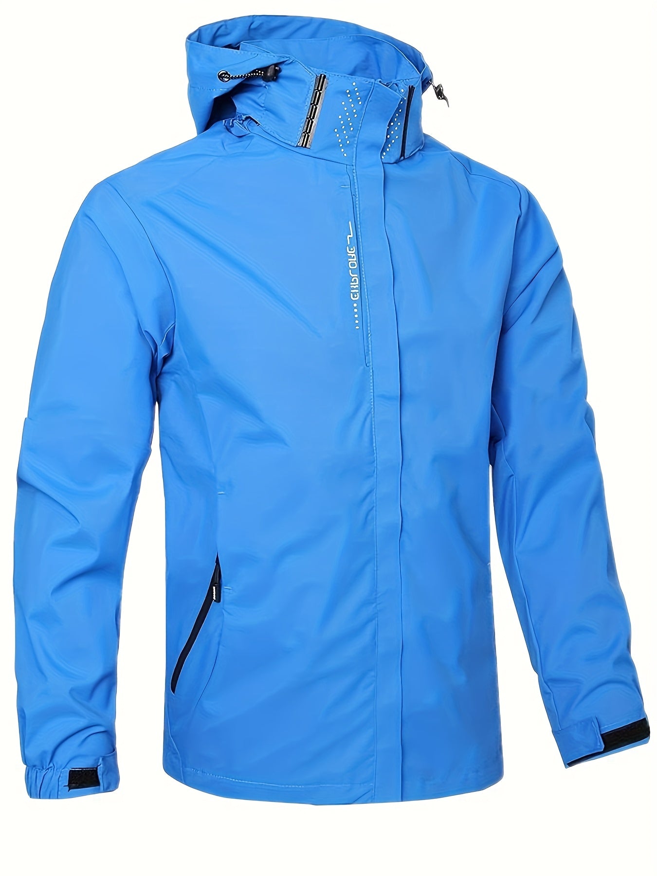 Veste coupe-vent à capuche amovible du S au 3XL