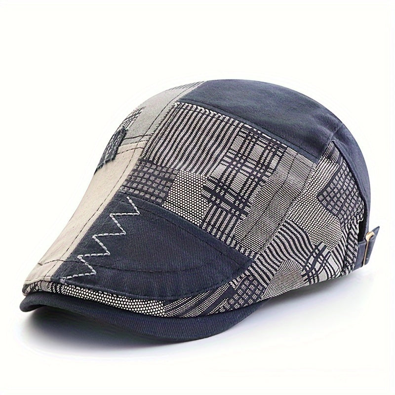 Casquette gavroche patchwork 100 % coton réglable 56-60 cm MAEJORKEN