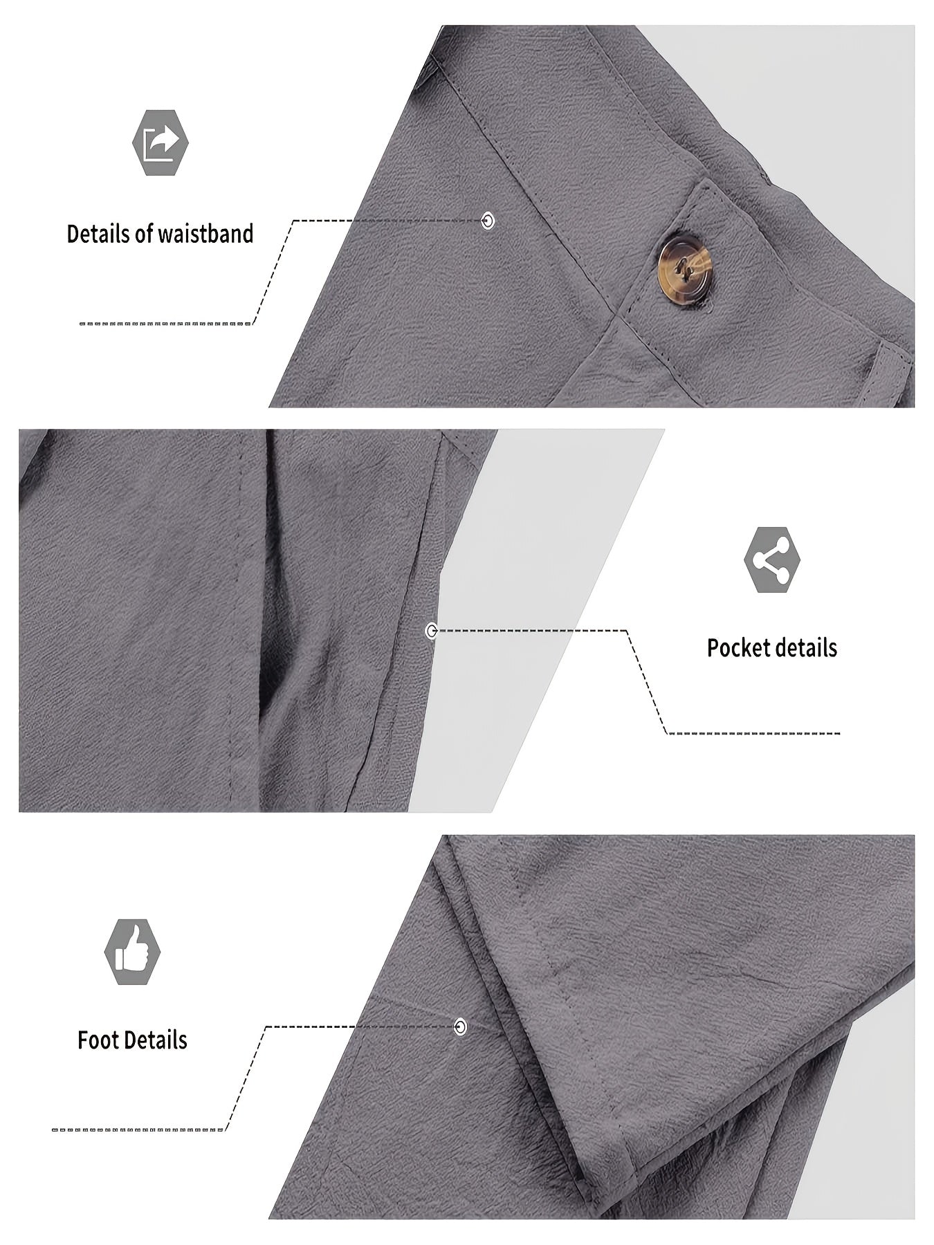 Men's Linen Suit Pants - Heavy-Duty Non-Stretch All-Season Business & Formal Wear, Light Business Casual Dress Trousers with White Piping (Matching Jacket Required), Versatile for Weddings & Office - Ideal Gift MAEJORKEN