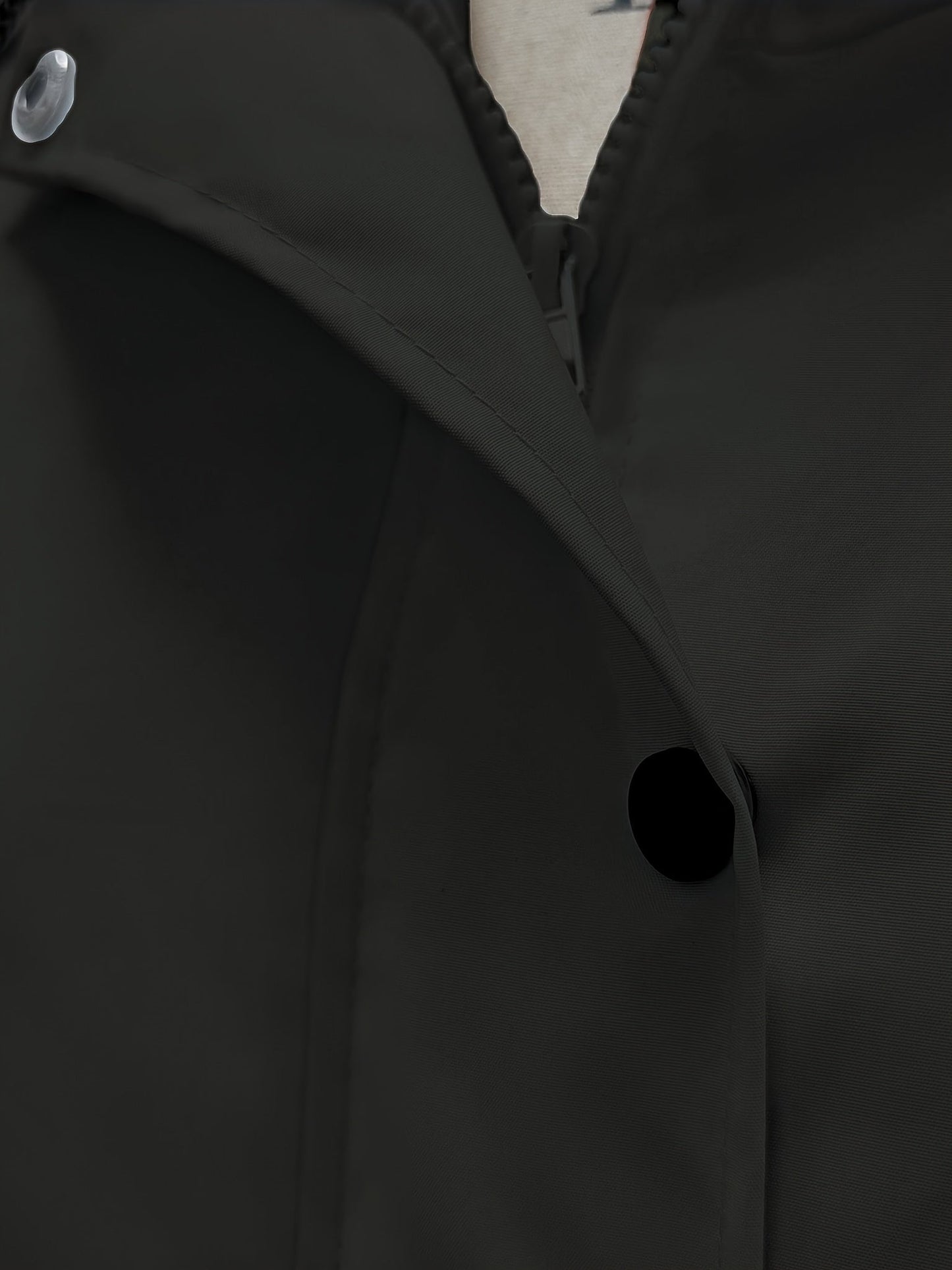 Veste longue à capuche rayée coupe vent femmes du 0XL au 5XL MAEJORKEN