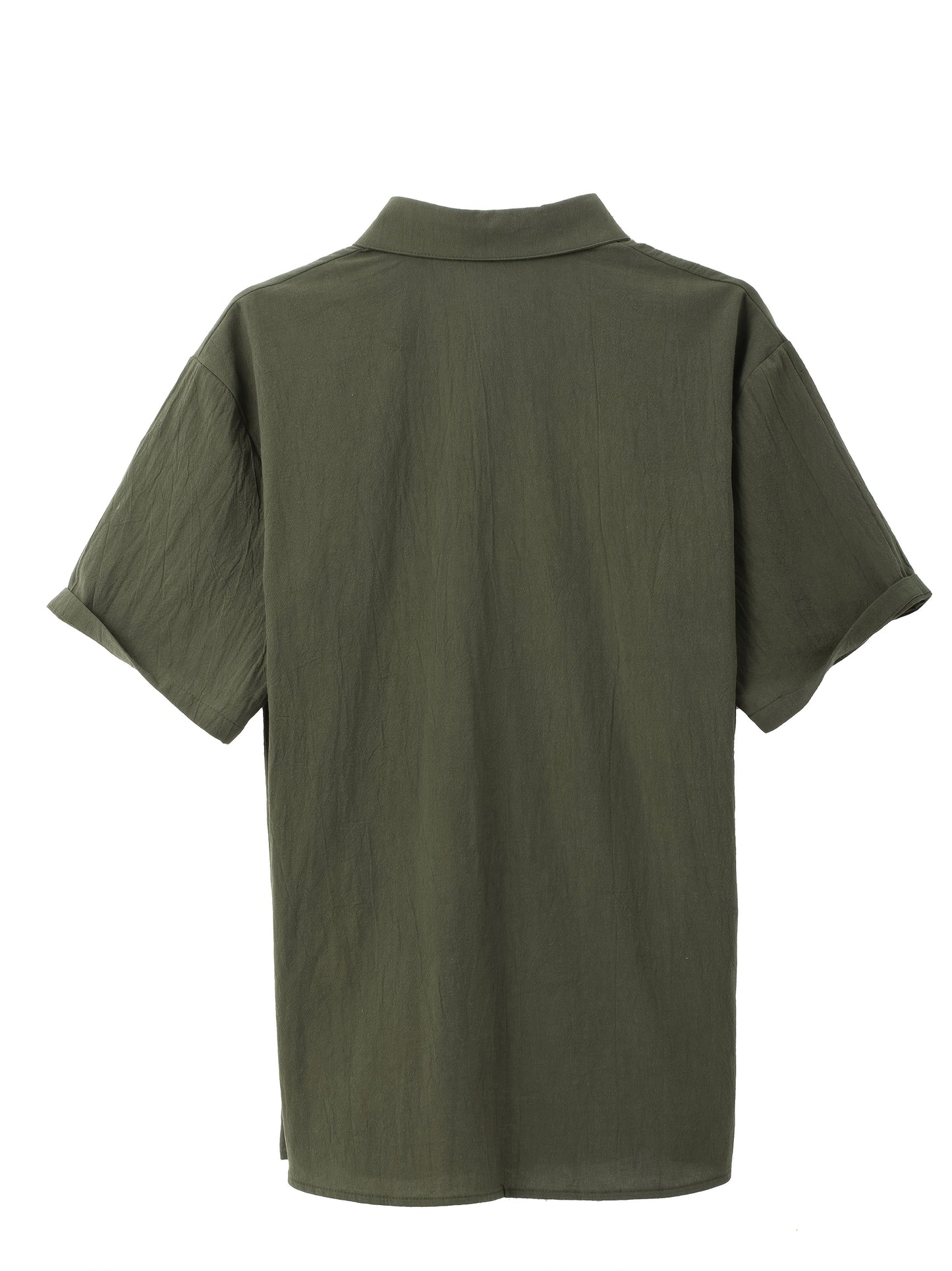 Chemise à manches courtes en pur coton du XS au 2XL