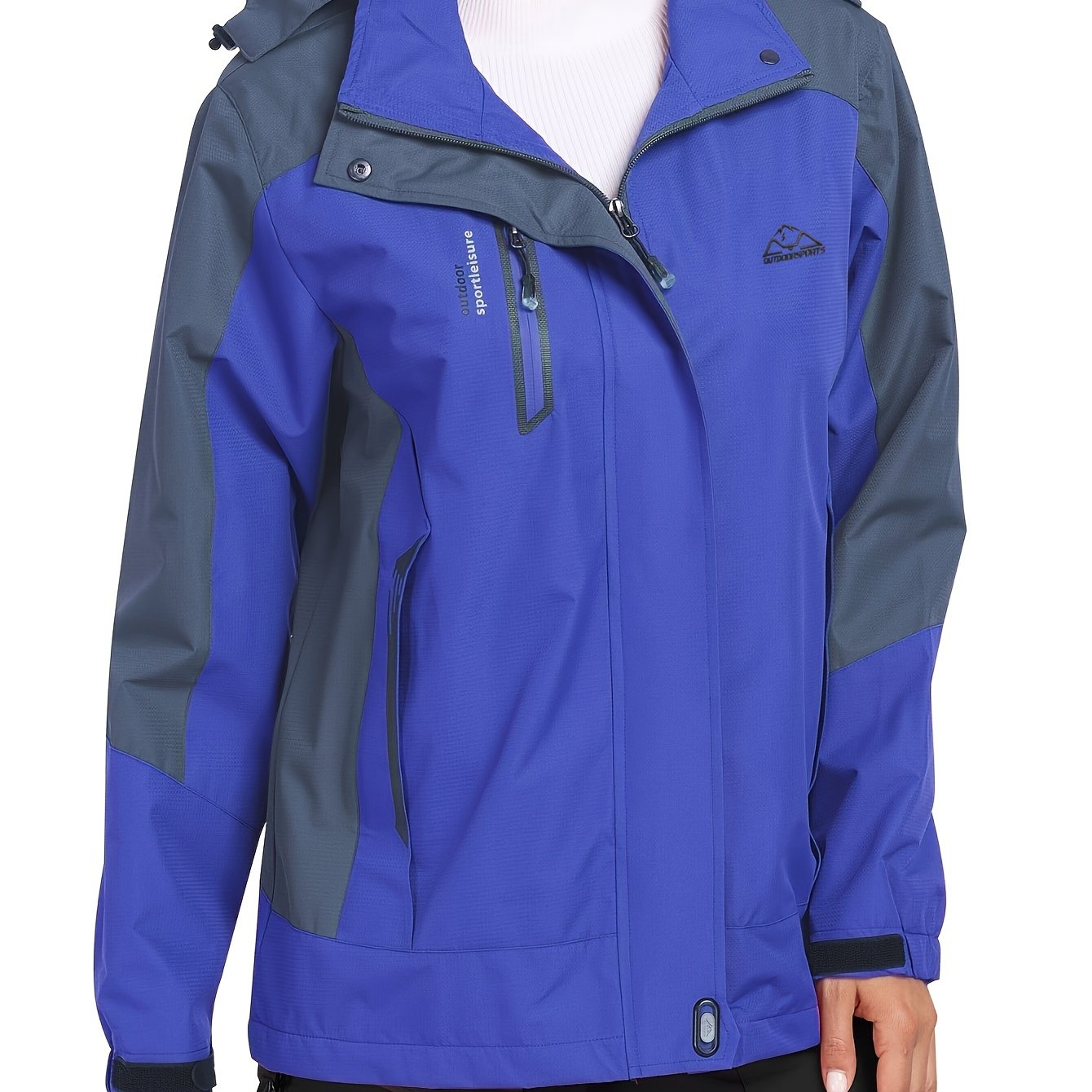 Veste d extérieur coupe-vent avec visière à capuche du S au 2XL MAEJORKEN