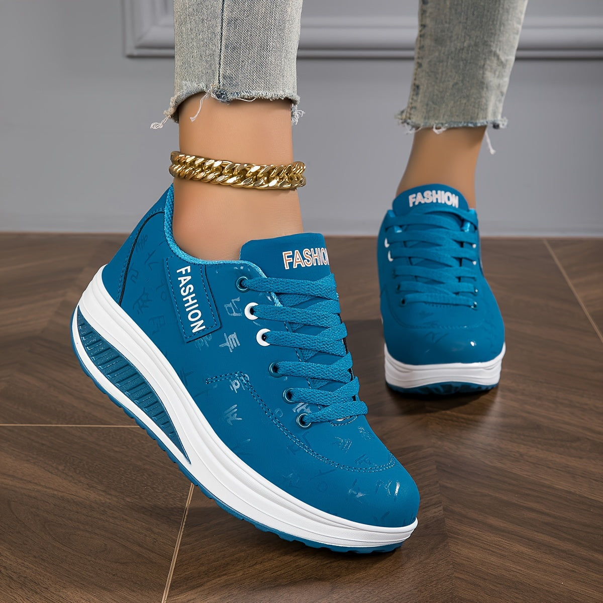 Baskets compensées à la mode confortables du 33,5 au 40